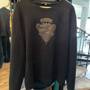 Gucci Embossed Black Crewneck Sweater